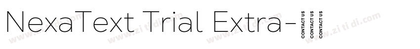 NexaText Trial Extra字体转换